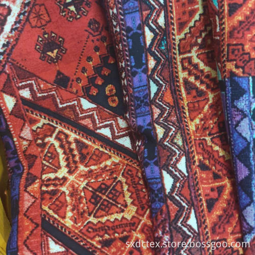 Woven Rayon Poplin Dense Viscose Printed Fabric